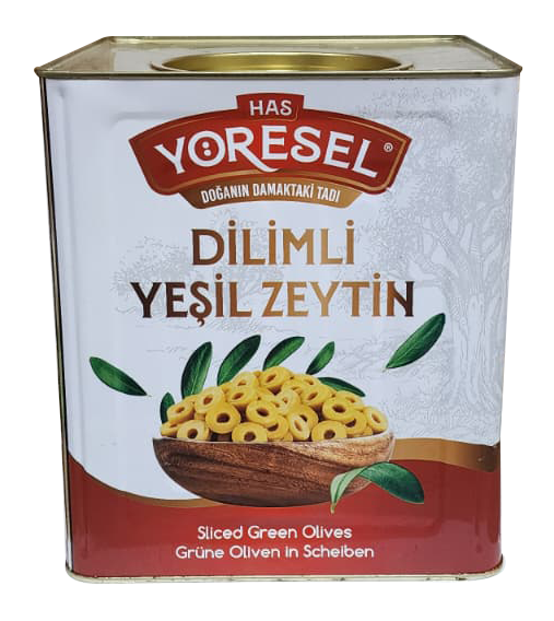 Dilimli Yeşil Zeytin (8 KG)