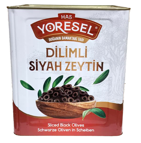 Dilimli Siyah Zeytin (8 KG)