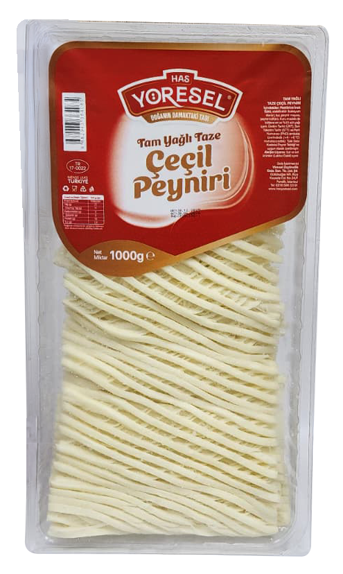 Tam Yağlı Taze Çeçil Peyniri - 1000gr