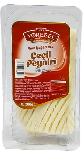 Tam Yağlı Taze Çeçil Peyniri - 200gr