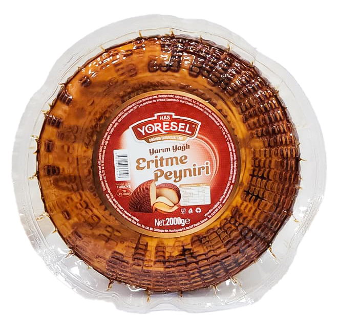 Yarım Yağlı Taze Eritme Peyniri (isli) - 2000gr